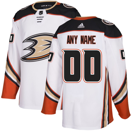 Download Men's Adidas Ducks Personalized Authentic White Road NHL ...